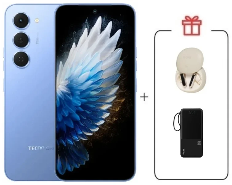 Смартфон Tecno Spark 40 Pro 8/256Gb Lake Blue + подарок купить,NaN