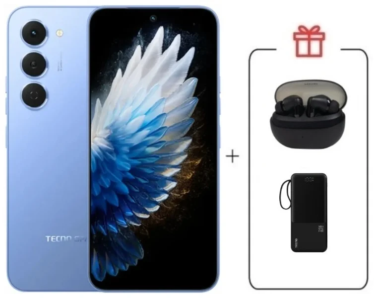 Смартфон Tecno Spark 40 Pro 8/256Gb Lake Blue + подарок купить,NaN