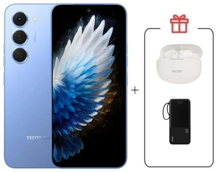 Смартфон Tecno Spark 40 Pro 8/256Gb Lake Blue + подарок купить,NaN