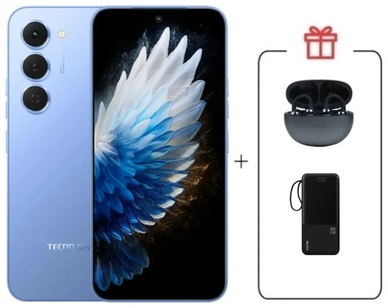 Смартфон Tecno Spark 40 Pro 8/256Gb Lake Blue + подарок купить,NaN