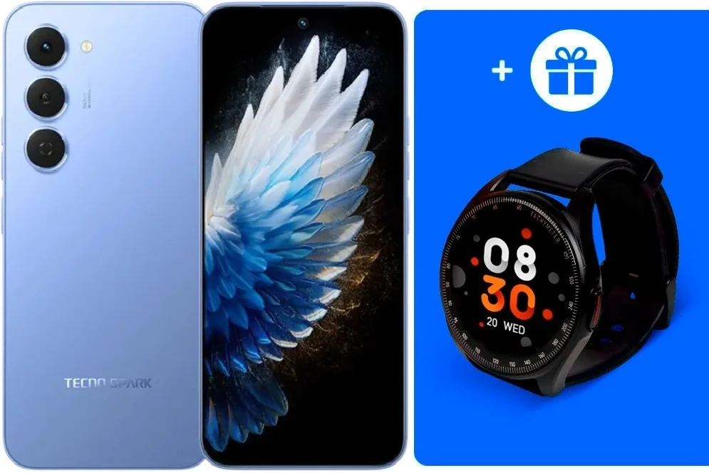 Смартфон Tecno Spark 40 Pro 8/256Gb Lake Blue + подарок купить,NaN