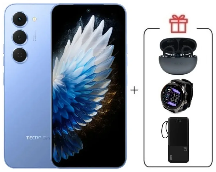 Смартфон Tecno Spark 40 Pro 8/256Gb Lake Blue + подарок купить,NaN
