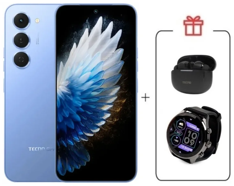 Смартфон Tecno Spark 40 Pro 8/256Gb Lake Blue + подарок купить,NaN