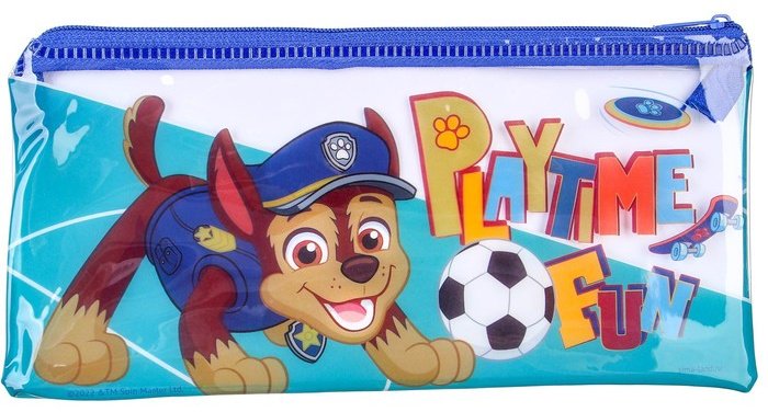 Пенал PAW Patrol Плоский, застежка отсутствует, синий купить,NaN