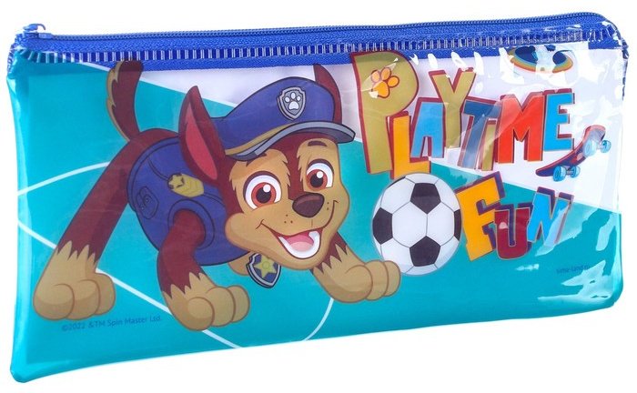 Пенал PAW Patrol Плоский, застежка отсутствует, синий купить,NaN