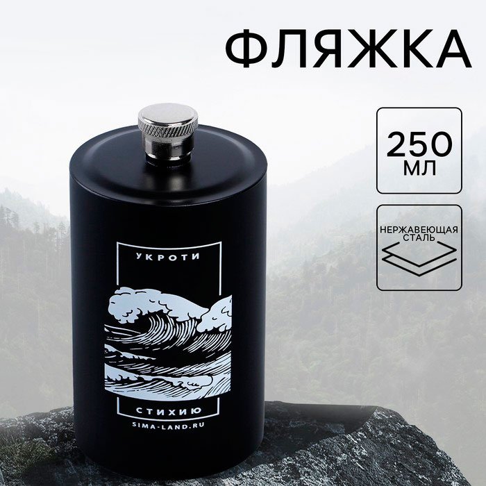 Фляга Sima-land Укроти стихию, 7999277 1 шт купить,NaN