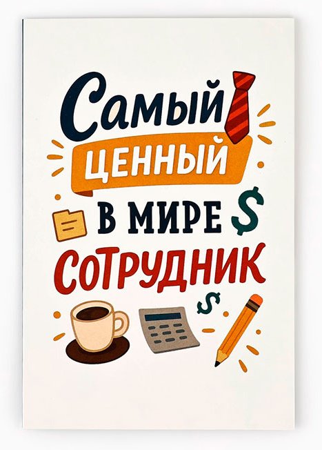 Дарите Счастье открытка Лучший сотрудник 1 шт купить,NaN