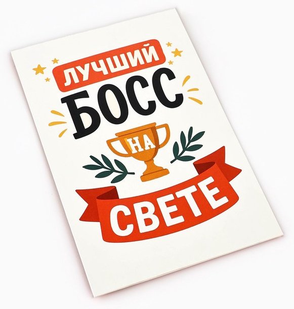 Дарите Счастье открытка Лучший босс 1 шт купить,NaN