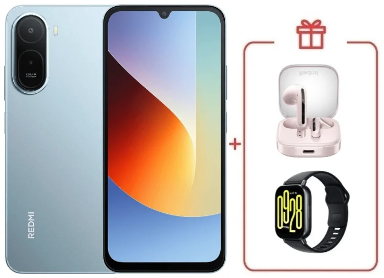 Смартфон Xiaomi Redmi A7 Pro 4/64GB голубой + подарок купить,NaN
