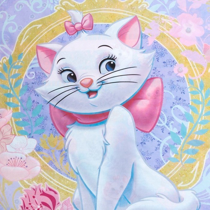 Комплект Disney Милашка Мари Дисней 1.5-спальный поплин, 1 наволочка: 50x70 см купить,NaN