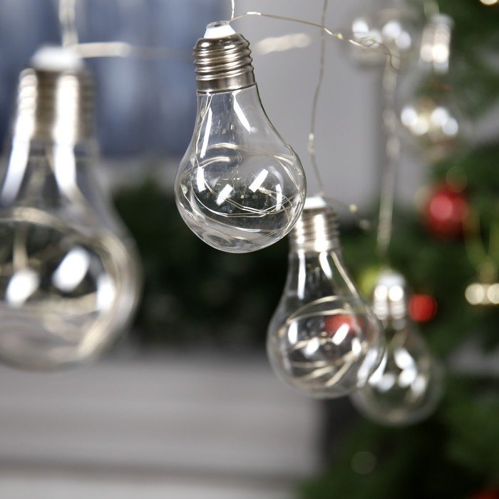 Электрогирлянда Лампочки Luazon Lighting цвет свечения мультиколор 3 м купить,NaN