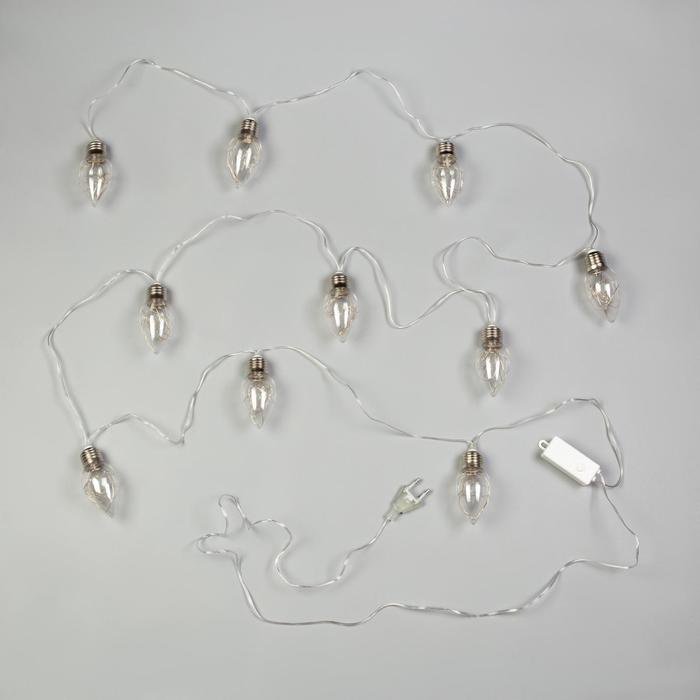 Электрогирлянда Лампочки Luazon Lighting цвет свечения синий 3 м купить,NaN
