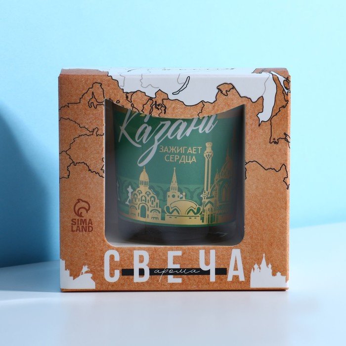 Декоративная свеча Казань 6 см, 1 шт купить,NaN
