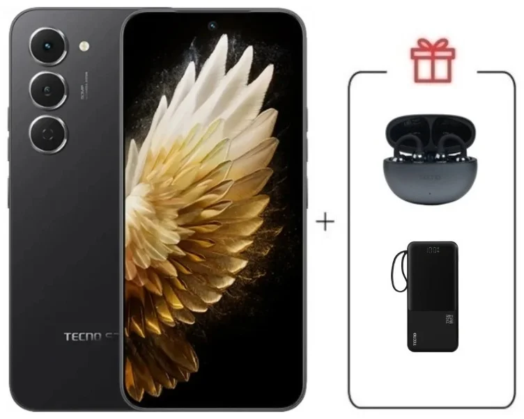 Смартфон Tecno Spark 40 Pro 8/256Gb Ink Black + подарок купить,NaN