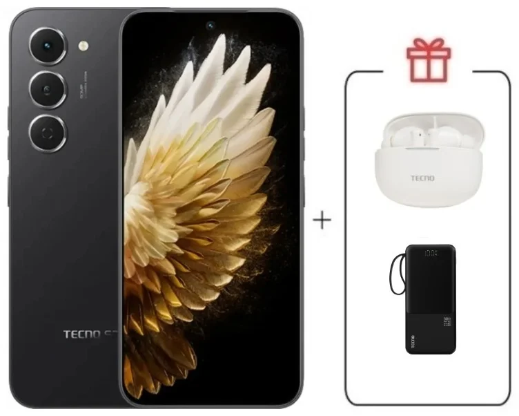 Смартфон Tecno Spark 40 Pro 8/256Gb Ink Black + подарок купить,NaN