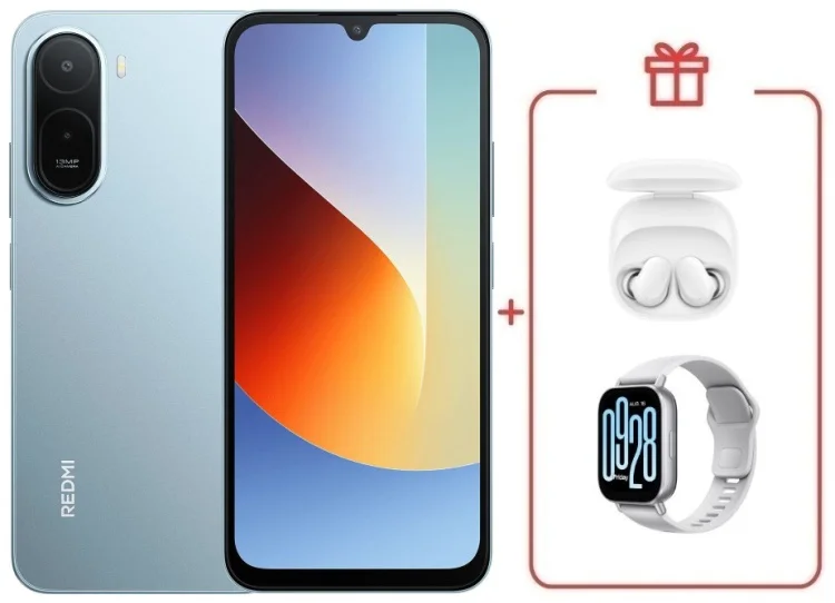 Смартфон Xiaomi Redmi A7 Pro 4/64GB голубой + подарок купить,NaN