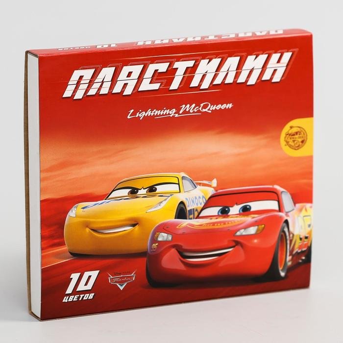 Пластилин 10 цветов 150 г «Чемпион, Тачки» купить,NaN