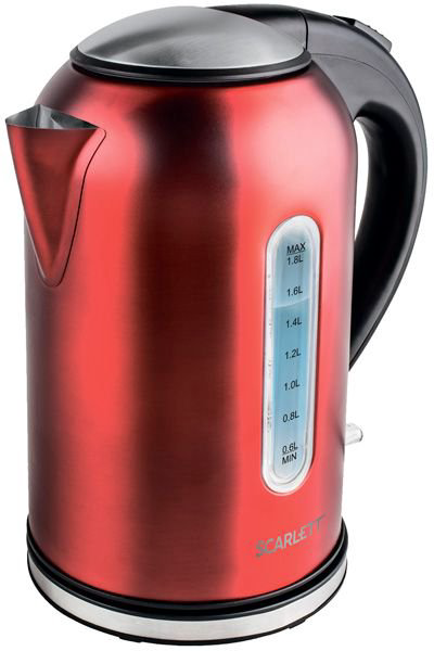 Электрочайник Scarlett SC-EK21S56 1.8л красный купить,NaN