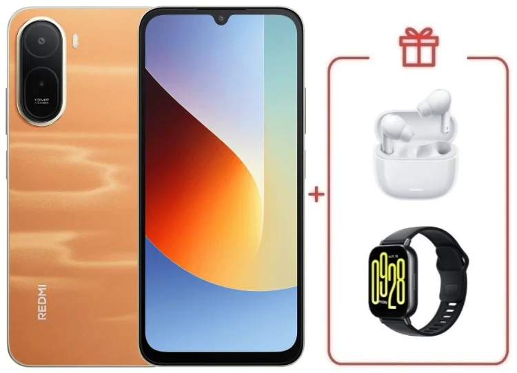 Смартфон Xiaomi Redmi A7 Pro 4/128GB оранжевый + подарок купить,NaN