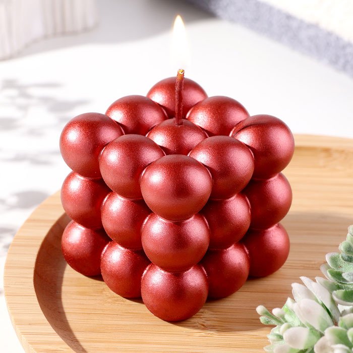 Декоративная свеча Баблс 5 см, 1 шт купить,NaN