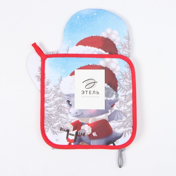 Этель комплект кухонный Let It Snow 9618533 2 шт, хлопок купить,NaN