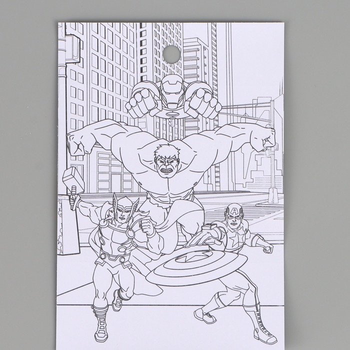 Лист Marvel Мстители. Супергерои; 10901654 9 купить,NaN