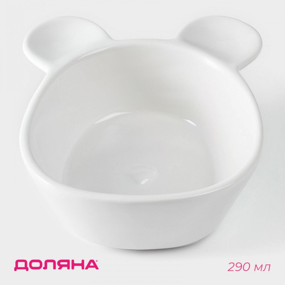 Доляна конфетница Мишка Отто N/A фигурная 1 шт купить,NaN