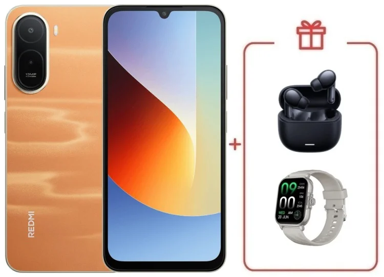 Смартфон Xiaomi Redmi A7 Pro 4/64GB оранжевый + подарок купить,NaN