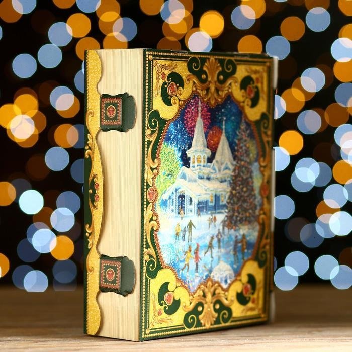 Коробка Резиденция Деда Мороза Sima-land 1 шт, 7х19х25 см купить,NaN