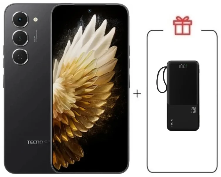 Смартфон Tecno Spark 40 Pro 8/256Gb Ink Black + подарок купить,NaN