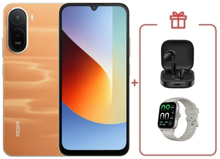 Смартфон Xiaomi Redmi A7 Pro 4/64GB оранжевый + подарок купить,NaN