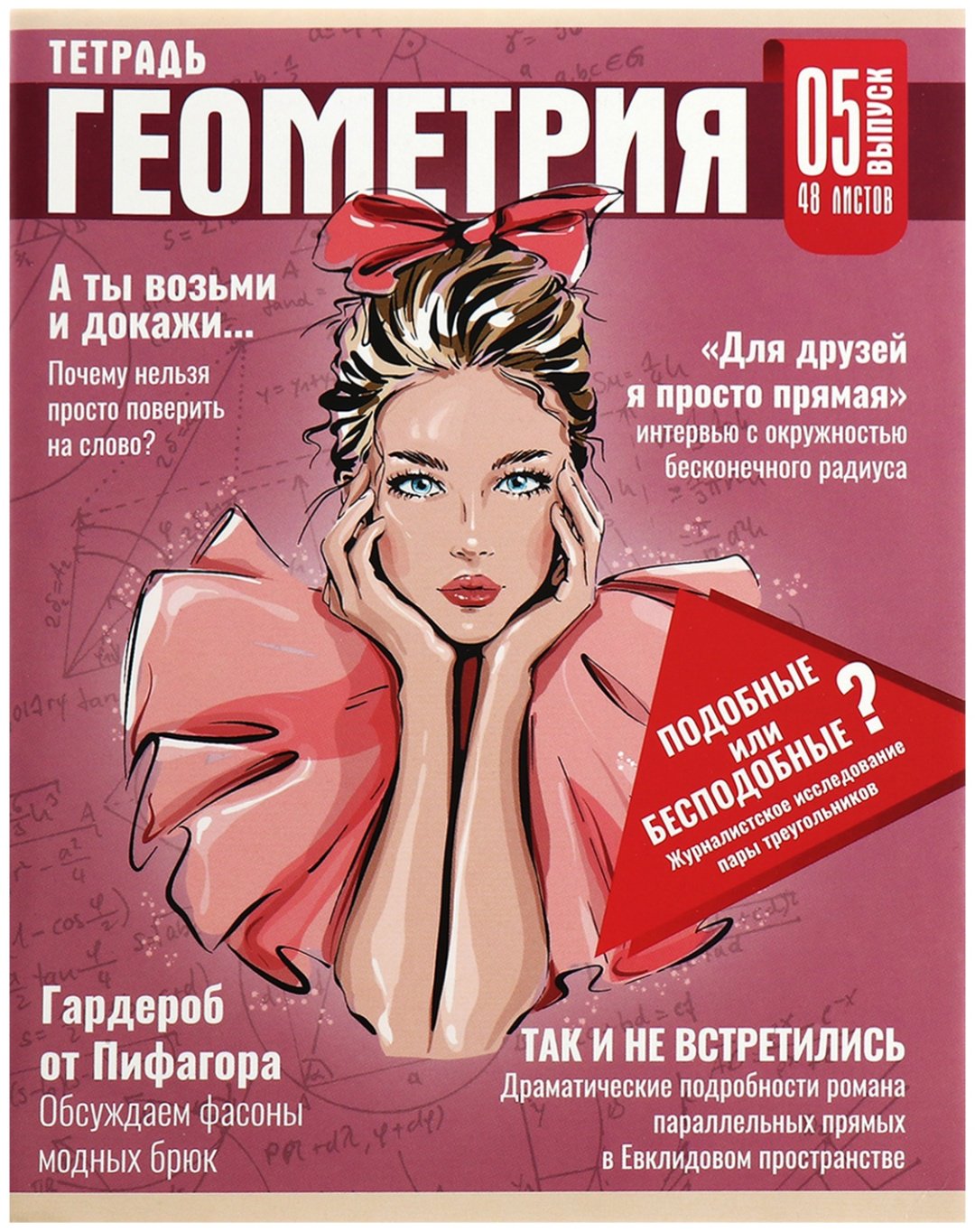 Набор предметных тетрадей Calligrata Журнал, 48 л, А5, комбинированная, мягкая обложка, 10 шт купить,NaN