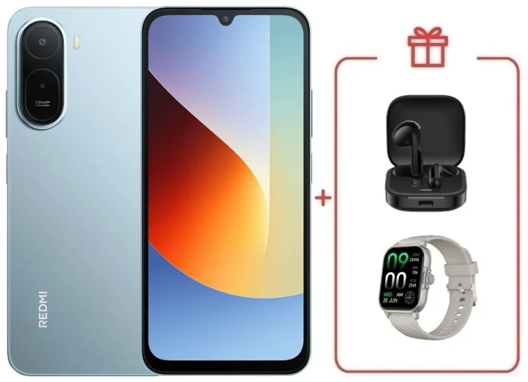 Смартфон Xiaomi Redmi A7 Pro 4/64GB голубой + подарок купить,NaN