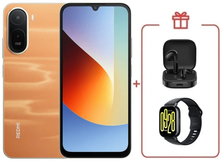 Смартфон Xiaomi Redmi A7 Pro 4/64GB оранжевый + подарок купить,NaN