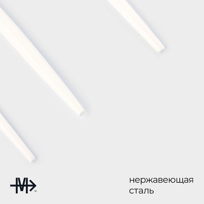 Набор столовых приборов Magistro 4 шт, белый, золотистый Фолк купить,NaN