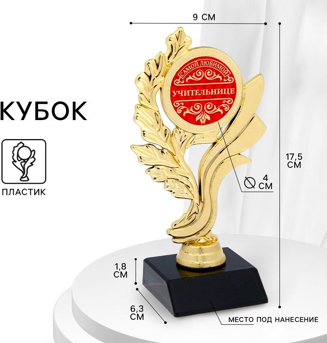 Кубок Самой любимой учительнице купить,NaN