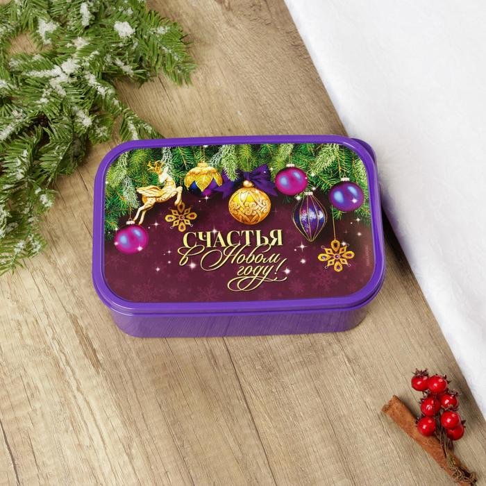 Sima-land ланч-бокс Счастья в Новом году, 6772006 1 шт, пластик купить,NaN