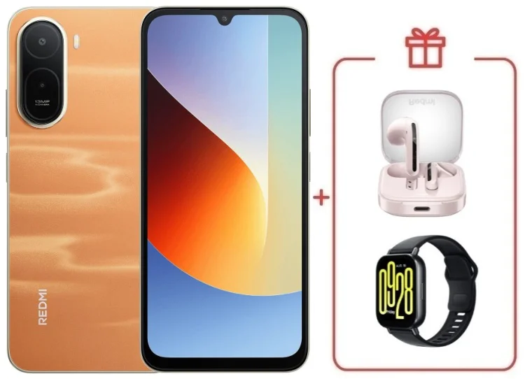 Смартфон Xiaomi Redmi A7 Pro 4/64GB оранжевый + подарок купить,NaN
