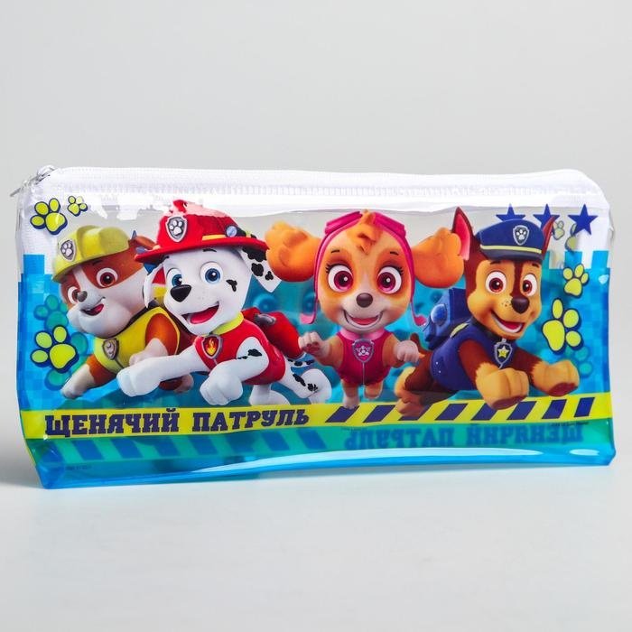 Пенал PAW Patrol Щенячий патруль, застежка молния, мультиколор купить,NaN