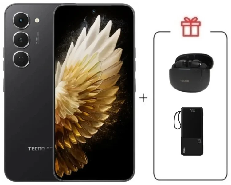 Смартфон Tecno Spark 40 Pro 8/256Gb Ink Black + подарок купить,NaN