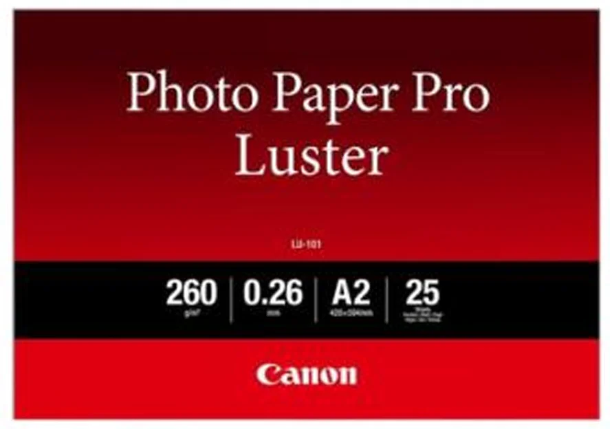 Фотобумага глянцевая Canon LU-101 6211B026 A2 25шт купить,NaN