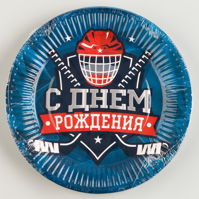 Страна Карнавалия тарелка Хоккей, 3421679 мультиколор 10 шт купить,NaN