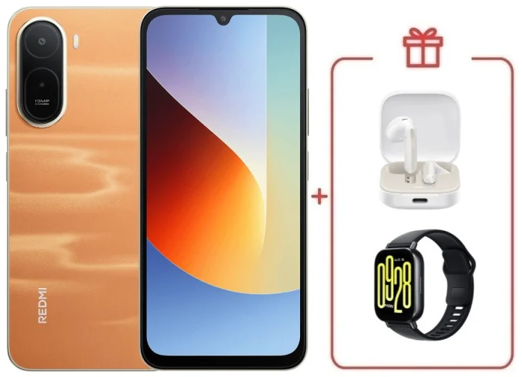 Смартфон Xiaomi Redmi A7 Pro 4/64GB оранжевый + подарок купить,NaN