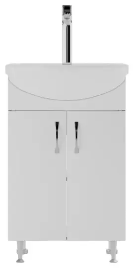 Тумба с раковиной KABINKA.KZ Исеть 55, 55x85x30 см, белый купить,NaN