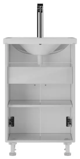 Тумба с раковиной KABINKA.KZ Исеть 55, 55x85x30 см, белый купить,NaN