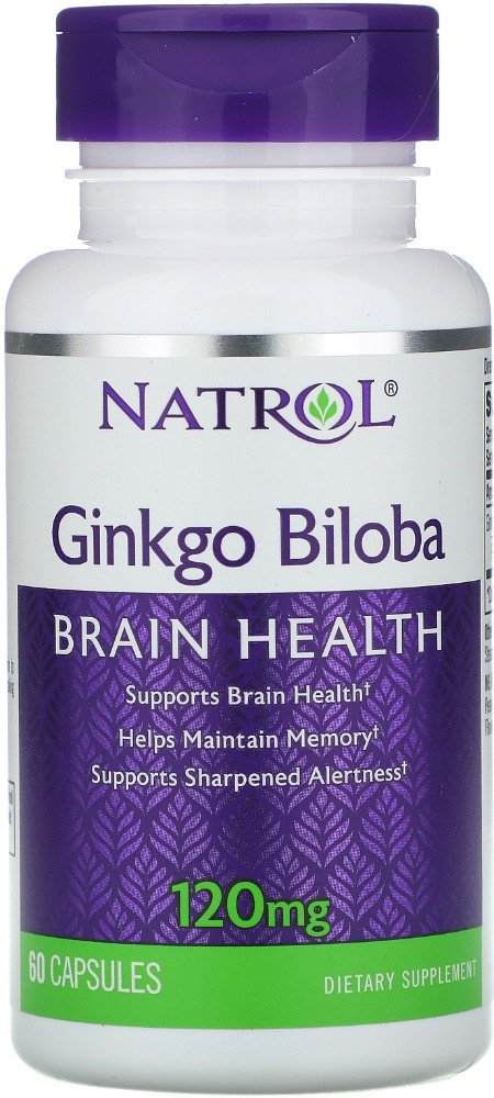 Natrol Гинкго билоба 120 мг №60