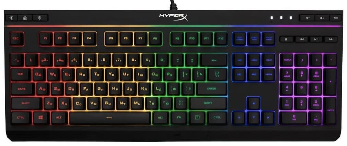 Клавиатура HyperX Alloy Core RGB 4P4F5AX черная