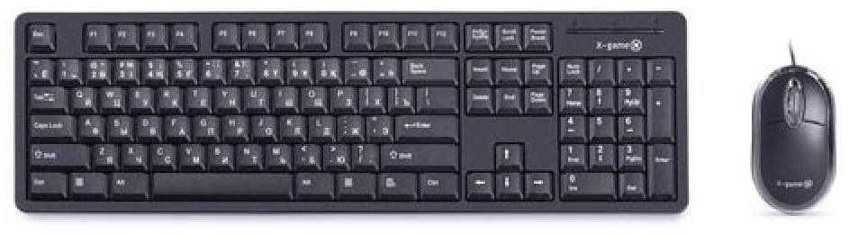 Клавиатура+мышь X-Game XD-1100OUB черная