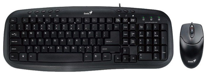 Клавиатура+мышь Genius Smart KM-200 черная