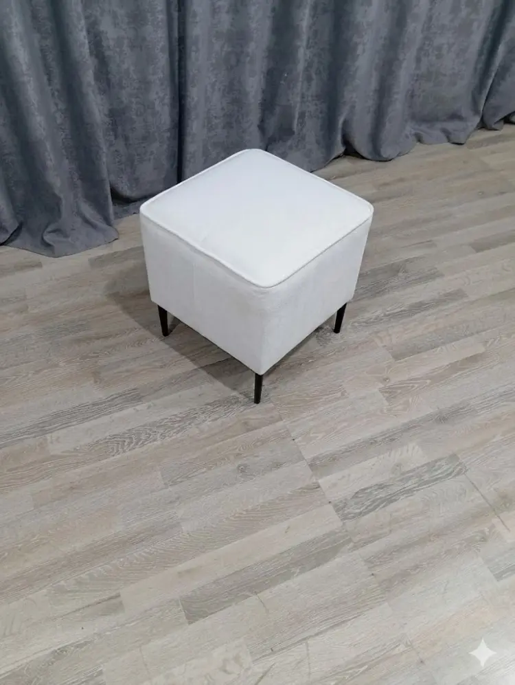 Пуф K0000341936, 42x42x45 см, белый купить,27000